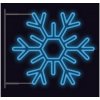 Vánoční osvětlení CITY Illuminatoins SM-999059B Vločka šestiramenná s konzolí modrá