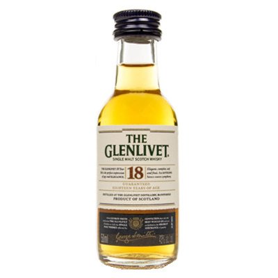 Glenlivet Single Malt Scotch Whisky 18y 43% 0,05 l (holá láhev) – Zbozi.Blesk.cz