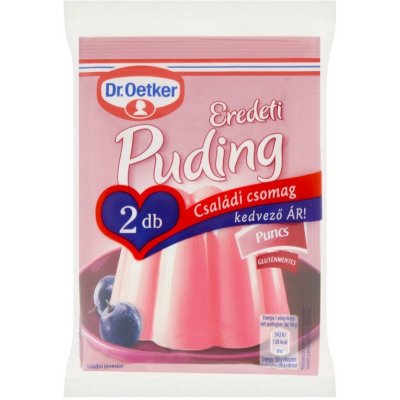 Dr.Oetker Bezlepkový pudink s punčovou příchutí 2 x 40 g – Zboží Dáma
