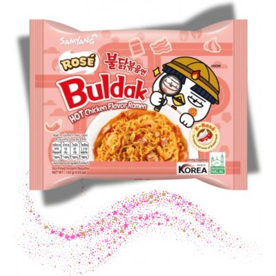 Samyang Buldak ramen Rose Hot Chicken 140 g – Zboží Dáma