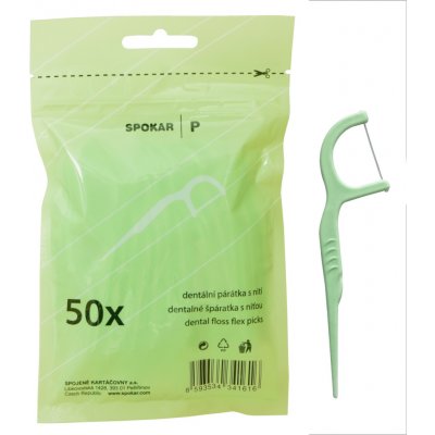 Spokar P Dentální párátka s nití 50 ks – Hledejceny.cz