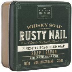 Scottish Fine Soaps mýdlo v plechu Whisky Rusty Nail 100 g