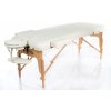 Masážní stůl a židle RestPro® Dřevěný masérský stůl VIP2 SET krémový 192 x 70cm