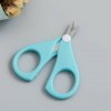 Kosmetické nůžky TopQ Manikúrní nůžky Mini s kulatou špičkou modré