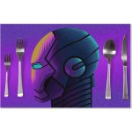 Sablio Prostírání Iron Man Helma na fialové 40x30cm – Zboží Mobilmania