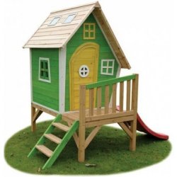 Exit Toys dřevěný domeček Fantasia 300 zelený