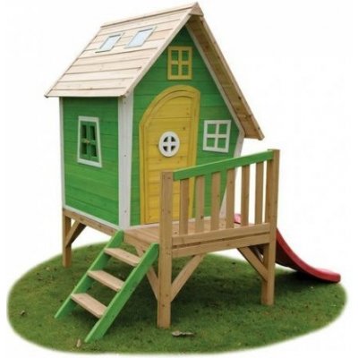 Exit Toys dřevěný domeček Fantasia 300 zelený – Zboží Mobilmania