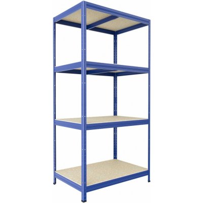 Biedrax 60 x 90 x 180 cm 4 police modrý – HobbyKompas.cz