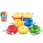 Teddies sada nádobí plast barevné 18ks v síťce – Zboží Mobilmania