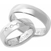 Prsteny Aumanti Snubní prsteny 112 Platina bílá