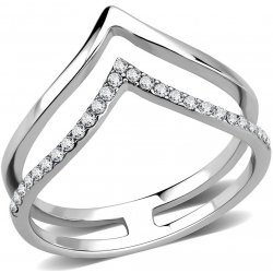 Mabell Dámský prsten z chirurgické oceli WHITNEY CZ221DA308 6C45