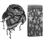 Šátek Mil-tec Shemagh Hvězdy černo bílý – Zboží Dáma