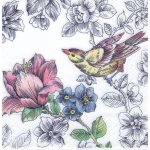 Ubrousek 33x33 cm PTÁČEK – Zboží Dáma