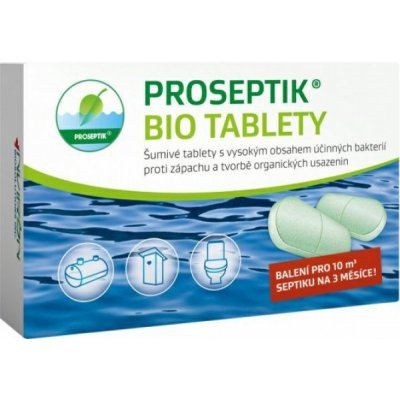 Proxim Proseptik BIO tablety do septiku 3× 20 g – Zboží Mobilmania