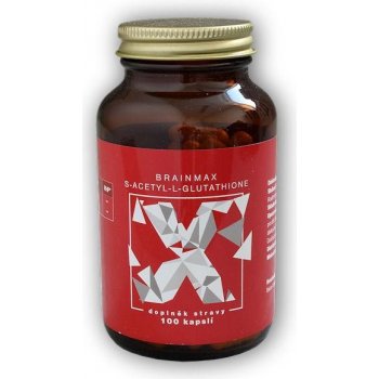 BrainMax S-Acetyl-L-Glutathione SAG 100 mg 100 rostlinných kapslí