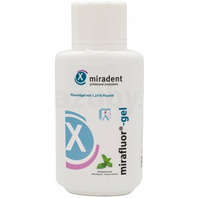 Mirafluor-Gel Mint 1,23 % fluóru 250 ml