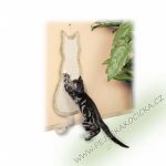 Trixie škrabadlo závěsné Kočka 35 x 69 cm – Zboží Dáma