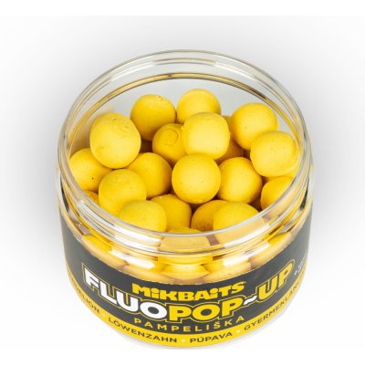 Mikbaits Plovoucí Boilies Fluo Pampeliška 150ml 14mm – Zboží Mobilmania