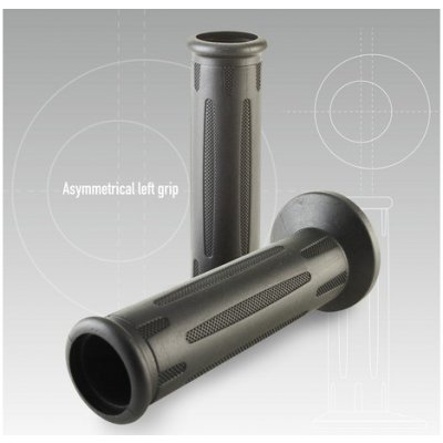 gripy OEM BMW styl 6190 (road) délka 122 mm, DOMINO (černé) – Sleviste.cz