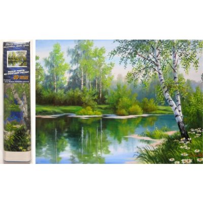 Norimpex Diamantové malování Jarní krajina 30 x 40 cm – Hledejceny.cz