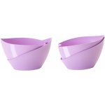 Plastia květináč samozavlažovací Doppio fialová 14 cm – Sleviste.cz