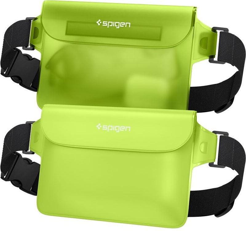 Pouzdro Spigen Universal Waterproof A620 Case & Waist Bag Cactus zelené