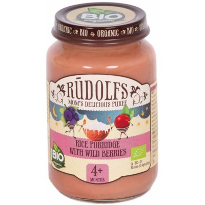 Rudolfs BIO Rýžová kaše s lesními plody 190 g – Zboží Dáma