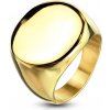 Prsteny Steel Edge ocelový pečetní prsten pro muže 6575G