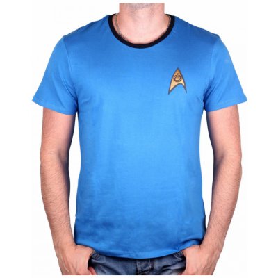 Grooters pánské tričko Star Trek Uniforma modrá – Zboží Mobilmania