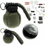 Bushcraft URVIVAL KIT GRANÁT PARACORD 28M 38V1 – Zboží Mobilmania