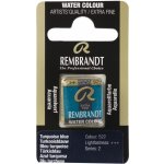 Rembrandt akvarelová barva v půlpánvičce 522 Turquoise Blue – Hledejceny.cz