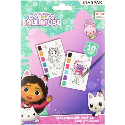 CreativeToys Vodové malování s motivem Gabby's Dollhouse – Hledejceny.cz