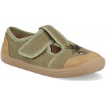 3F bačkůrky plátěnky 3BE3/LN35 bar3foot super flexi khaki Spider pavouk Barefoot – Zboží Mobilmania