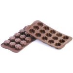 Silikonová forma na čokoládu – čtyřlístek - Silikomart – Sleviste.cz