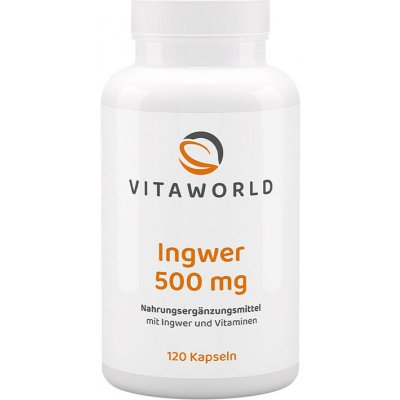 Vitaworld Ginger 500 mg 120 kapslí – Hledejceny.cz