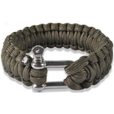 Commando Paracord s kovovou sponou oliva – Zbozi.Blesk.cz