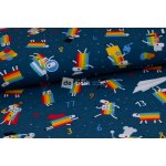 de-park Úplet Ovečky z Déčka - tmavě modrá s hvězdami – Zboží Dáma