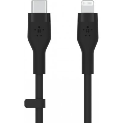 Belkin CAA009bt1MBK Flex Lightning/USB-C 15W, 1m, černý – Zbozi.Blesk.cz