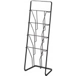 YAMAZAKI Stojan na noviny Tower 6513, černý – Zboží Mobilmania