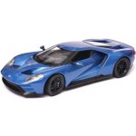 Welly Ford GT 2017 modrá 1:24 – Zboží Mobilmania