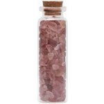 Nefertitis Lahvička s jahodovým křišťálem pro harmonii energie NF45022 - 2,2 x 7,1 cm – Hledejceny.cz