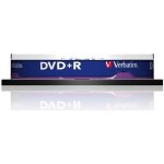 Verbatim DVD+R 4,7GB 16x, Advanced AZO+, cakebox, 10ks (43498) – Zboží Živě