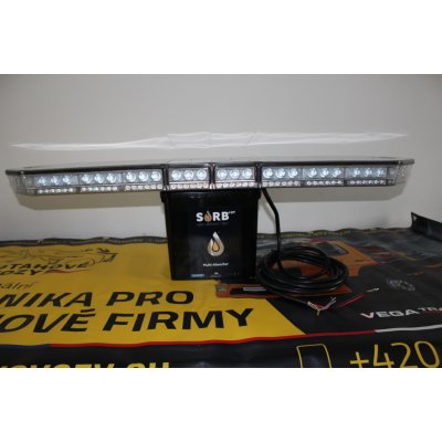 ARMAS INIFINITY-S Majáková rampa 1160 mm,66LED, 12V, ORANŽOVÁ s řídicí jednotkou e-SRC – Sleviste.cz