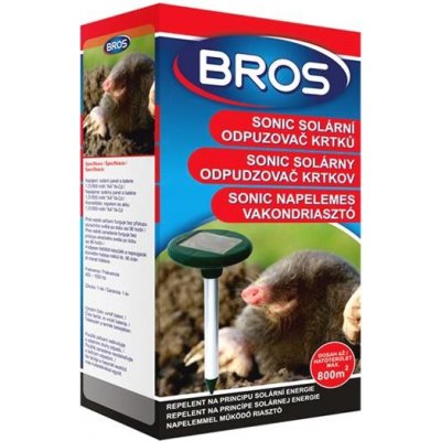 Bros Sonic Solární odpuzovač krtků 1 ks 419 – Sleviste.cz