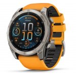Garmin Fenix 8 AMOLED 51mm Sapphire Titanium Graphite/Orange 010-02905-11 – Zboží Živě