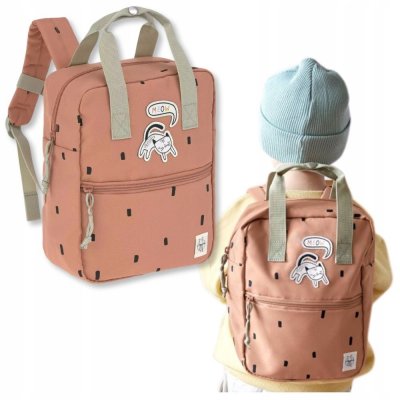 LÄSSIG dětský Mini Square Backpack Happy Prints Caramel – Sleviste.cz