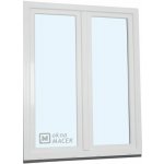 Kömmerling balkonové dveře 70 AD O+OS klapačka levé bílá 150 x 210 cm jednostranná klika + madýlko + PVC rám – Hledejceny.cz