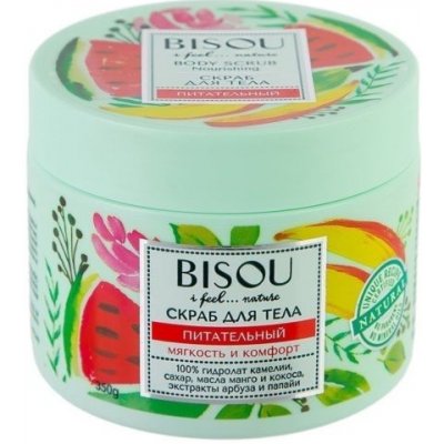Bisou vyživující tělový peeling meloun a mango 350 ml – Hledejceny.cz