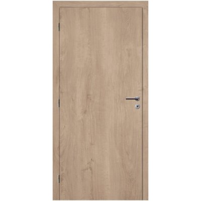 Solodoor 80 L, 850 × 1985 mm, fólie, levé, dub Western, plné 10000506520 – Zboží Mobilmania