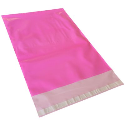 Přepravní plastová obálka barevná - růžová 10 kusů Barva: růžová, Rozměr:  250x350+50 mm od 26 Kč - Heureka.cz